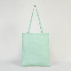 Cotton Bag - 14" x 16" (35 x 40 cm) Mint Green - 6 oz - Pamusan.com
