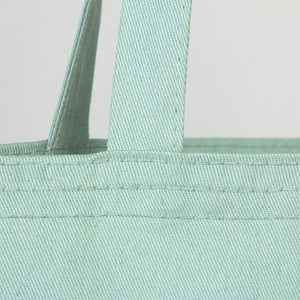 Cotton Bag - 14" x 16" (35 x 40 cm) Mint Green - 6 oz - Pamusan.com