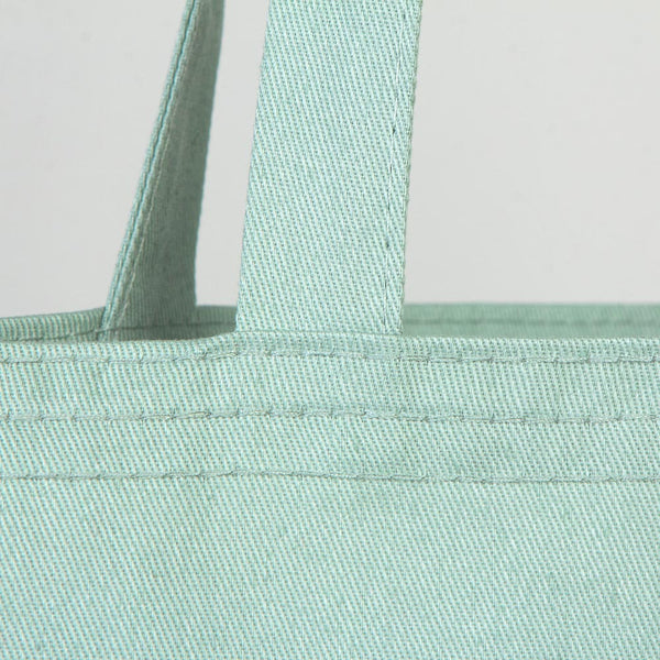 Cotton Bag - 14" x 16" (35 x 40 cm) Mint Green - 6 oz - Pamusan.com