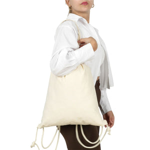 Cotton Drawstring Backpack 14×16 in (35×40 cm), 4 oz – Eco - Friendly Bag - Pamusan.com