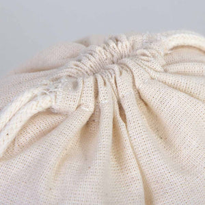 Cotton Pouch 4"W x 5"H (10 cm x 13 cm) Organic Cotton Bag - Drawstring Pouch Bags - Pamusan.com