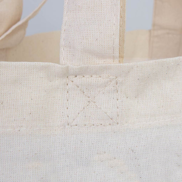 Cotton Shopping Bag 19" × 16" × 4" (48 × 41 × 10 cm) – Holiday Printed Tote (Customizable) - Pamusan.com