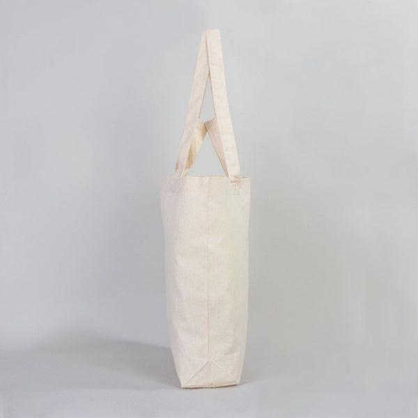 Cotton Shopping Bag 19" × 16" × 4" (48 × 41 × 10 cm) – Holiday Printed Tote (Customizable) - Pamusan.com