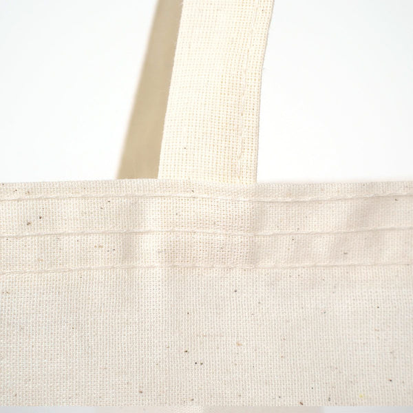 Cotton Shoulder Tote Bag – 14" × 12" (35 × 30 cm) – Natural Blank – 4 oz - Pamusan.com