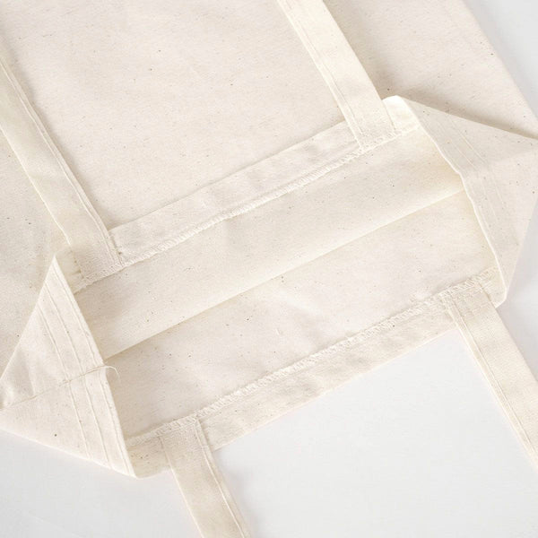 Cotton Shoulder Tote Bag – 14" × 12" (35 × 30 cm) – Natural Blank – 4 oz - Pamusan.com