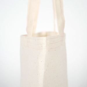 Cotton Shoulder Tote Bag – 14" × 12" (35 × 30 cm) – Natural Blank – 4 oz - Pamusan.com