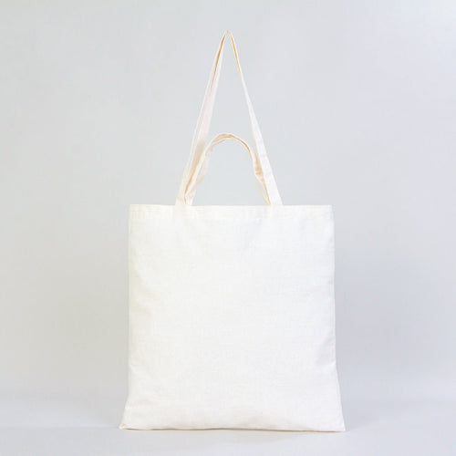 Cotton Tote Bag – 16" × 16" (40 × 40 cm) – 4 oz Natural – Double Handles - Pamusan.com