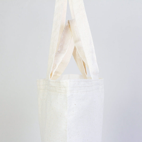 Cotton Tote Bag – 16" × 16" (40 × 40 cm) – 4 oz Natural – Double Handles - Pamusan.com