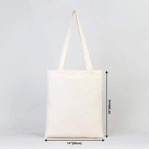 Cotton Tote Bag – 4.13 Oz – 14"W x 16"H Blank Natural Canvas Bag - Pamusan.com