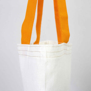 Cotton Tote Bag – Mustard Handles – 14" × 16" (35 × 40 cm) – 4 oz Blank Bag - Pamusan.com