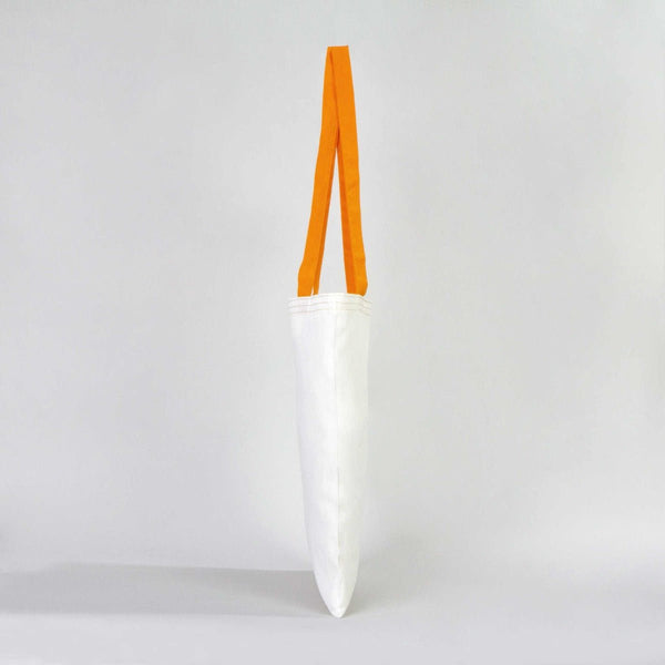 Cotton Tote Bag – Mustard Handles – 14" × 16" (35 × 40 cm) – 4 oz Blank Bag - Pamusan.com