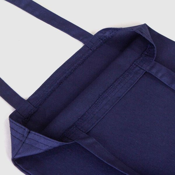 Cotton Tote Bag – Navy Blue – 14" × 16" (35 × 40 cm) – 6 oz - Pamusan.com
