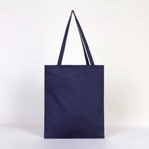 Cotton Tote Bag – Navy Blue – 14" × 16" (35 × 40 cm) – 6 oz - Pamusan.com