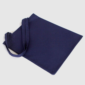 Cotton Tote Bag – Navy Blue – 14" × 16" (35 × 40 cm) – 6 oz - Pamusan.com