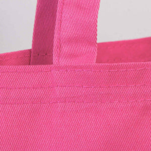 Cotton Tote Bag – Pink – 14" × 16" (35 × 40 cm) – 6 oz - Pamusan.com