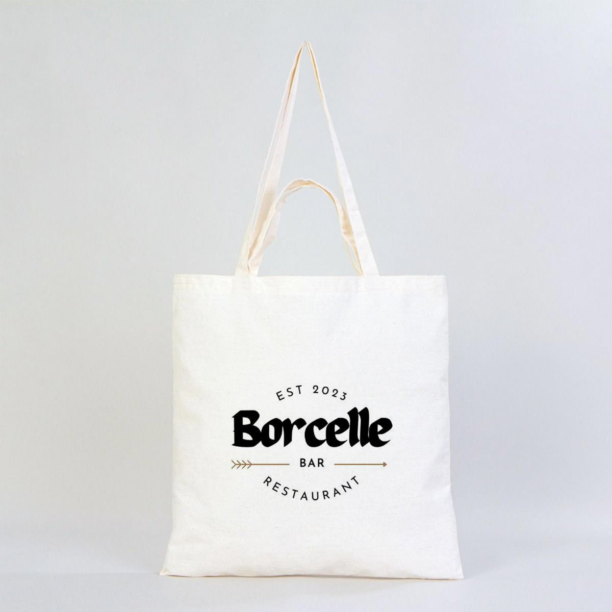 Cotton Tote Bags Double Handle - 16"W x 16"H (40 cm x 40 cm) - (Customize)