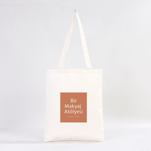 Custom Canvas Purse Natural - 14" x 16" (35x40 cm) - 10 oz - Pamusan.com