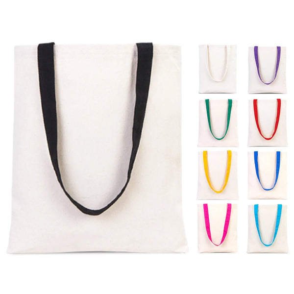 Custom Canvas Purse Natural - 14" x 16" (35x40 cm) - 10 oz - Pamusan.com