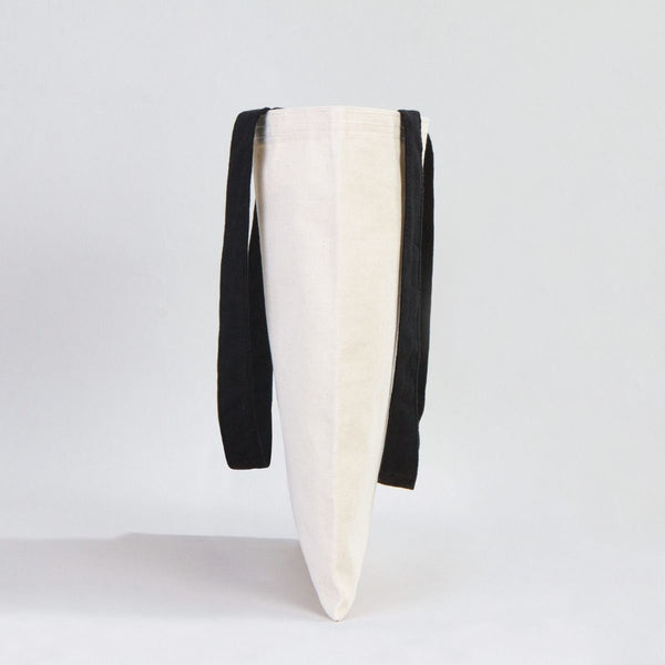 Custom Canvas Purse with Black Handles - 14" x 16" (35x40 cm) - 10 oz - Pamusan.com