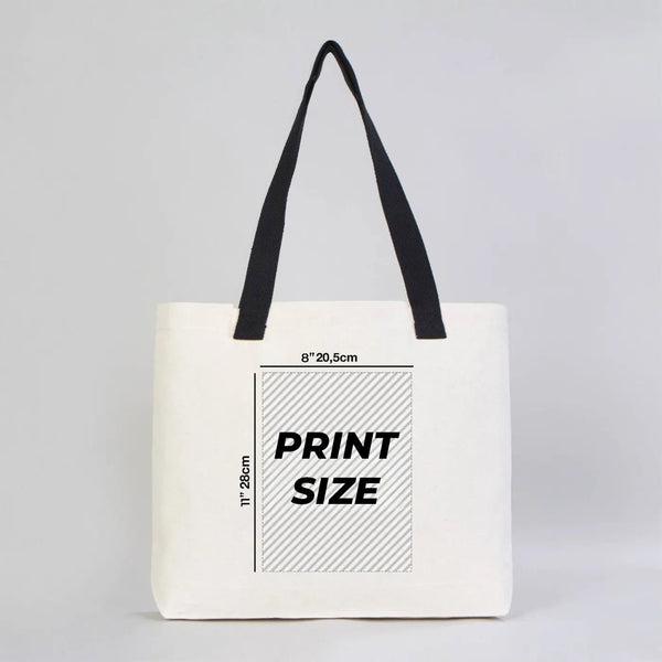 Custom Canvas Tote Bag with Logo – 18"W x 14"H x 3"L | Wholesale Promotional Bags - Pamusan.com