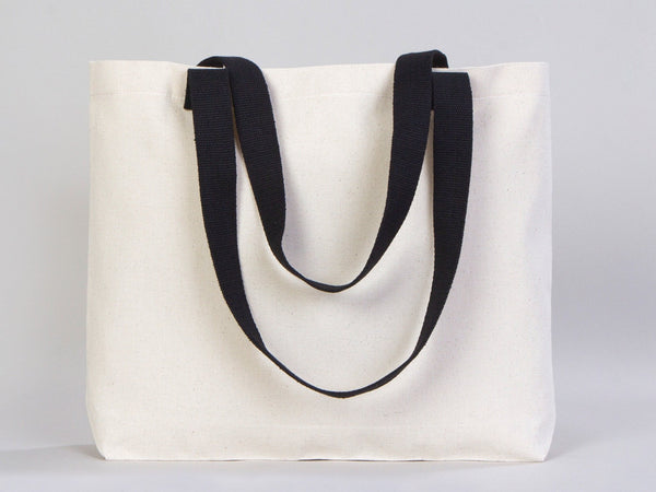 Custom Canvas Tote Bag with Logo – 18"W x 14"H x 3"L | Wholesale Promotional Bags - Pamusan.com