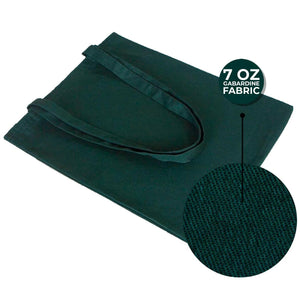 Custom Cotton Bag - 14" x 16" (35x40 cm) Green - 6 oz - Pamusan.com