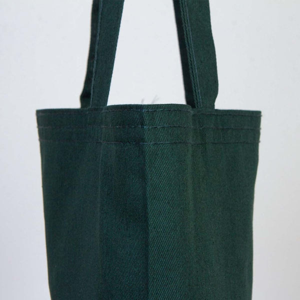 Custom Cotton Bag - 14" x 16" (35x40 cm) Green - 6 oz - Pamusan.com