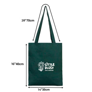 Custom Cotton Bag - 14" x 16" (35x40 cm) Green - 6 oz - Pamusan.com