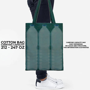 Custom Cotton Bag - 14" x 16" (35x40 cm) Green - 6 oz - Pamusan.com