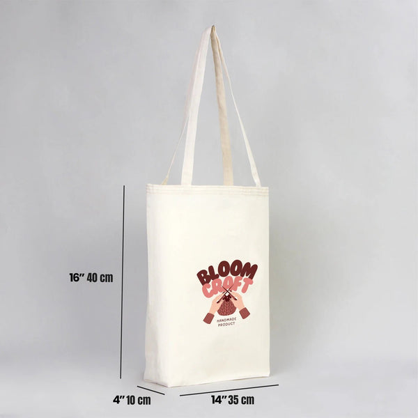 Custom Cotton Tote Bag 14 × 16 × 4 in (35 × 40 × 10 cm), 4 oz – Gusseted - Pamusan.com