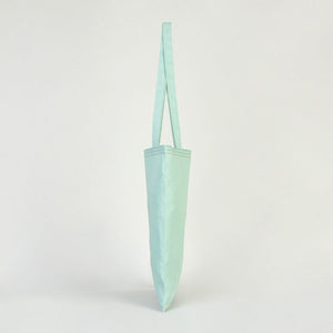 Custom Cotton Tote Bag – 14" x 16" (35 × 40 cm) Mint Green - 6 oz - Pamusan.com