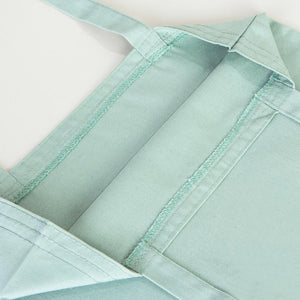 Custom Cotton Tote Bag – 14" x 16" (35 × 40 cm) Mint Green - 6 oz - Pamusan.com