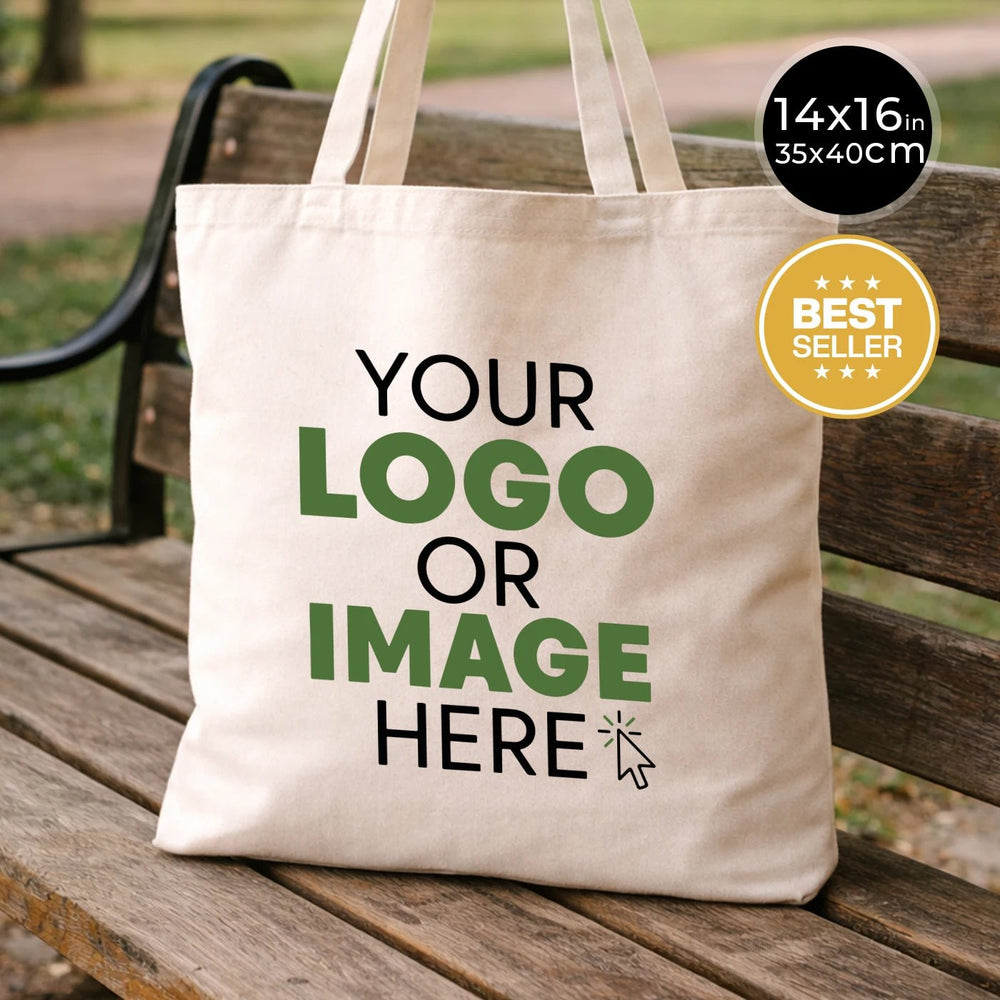 Custom Cotton Tote Bags – 14"x16" İnches | Wholesale & Personalized Printing - Pamusan.com