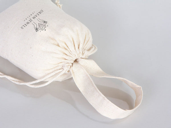 Custom Favor Bags 6"W x 8"H (15,5 cm x 20 cm) Party Favor Bags Muslin Bags Drawstring & Handle Party Favor Bags , Cotton Gift bags - Pamusan.com