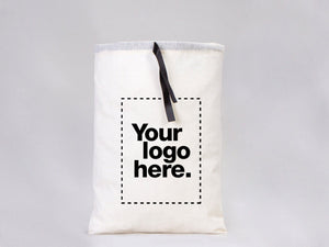 Custom Favor Bags, Laundry Bags - 12"W x 16"H (30 x 40 cm) Cotton Drawstring Pouch Bags, Party Favor Bags, Wedding Welcome Favor Bags - Pamusan.com