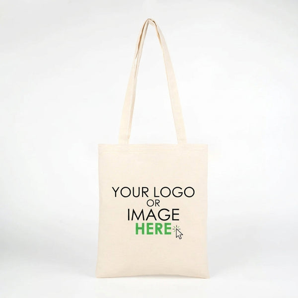 Custom Tote Bag 12"x14" With Logo – blank print area mockup – Pamusan.com