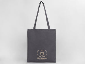 Custom Gray Cotton Tote Bag 14"x16" – Eco - Friendly Personalized Logo, Gift & Promotional Bag - Pamusan.com