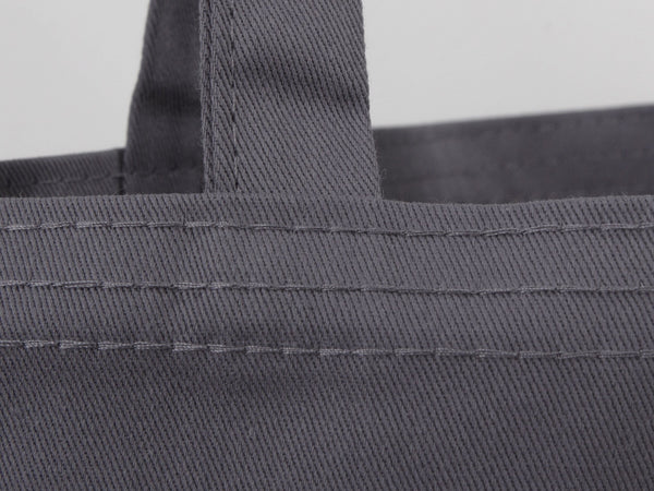 Custom Gray Cotton Tote Bag 14"x16" – Eco - Friendly Personalized Logo, Gift & Promotional Bag - Pamusan.com