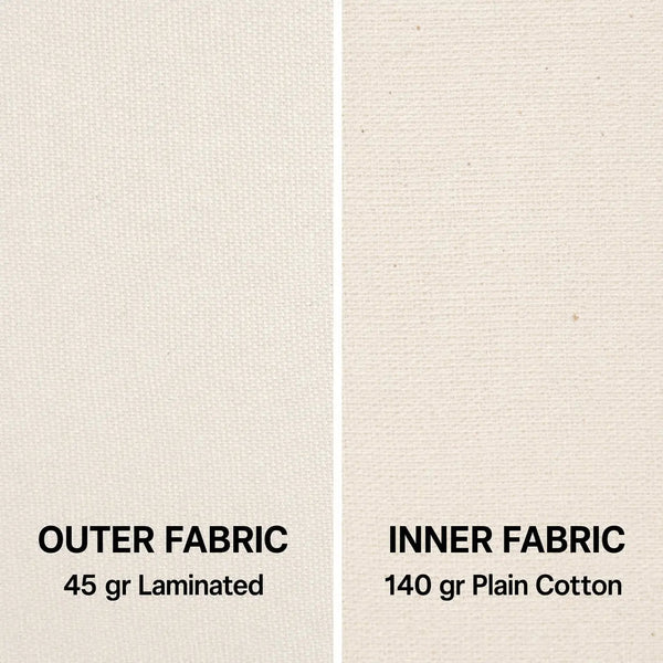 Custom Laminated Tote Bag Raw Cotton for Sublimation – 14" × 16" (35 × 40 cm) - Pamusan.com