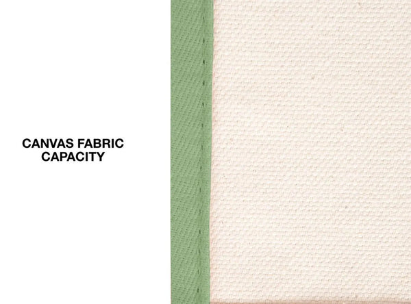 Custom Large Canvas Tote Bag – Mint Green Shopping, Beach & Travel Bag with Pocket for Hotels, Spas, Events - Pamusan.com