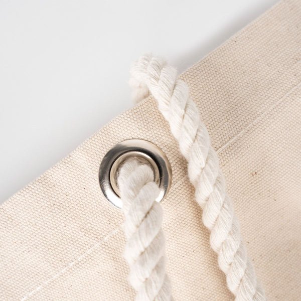 Custom Large Canvas Tote Bag with Logo & Zippered Pocket – 19"x16"x4" - Pamusan.com