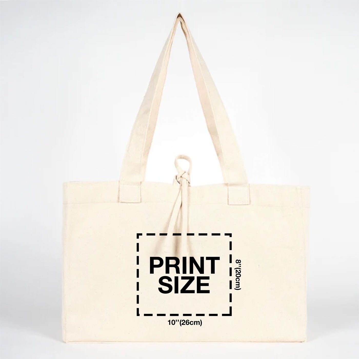 18x14x4 Large Canvas Tote — Cotton Grocery Bag, MOQ 5 | Pamusan