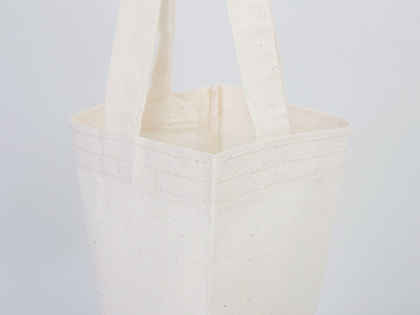 Custom Long Handle Tote Bag 10"x14" – Mini Promotional & Shopping Bag - Pamusan.com