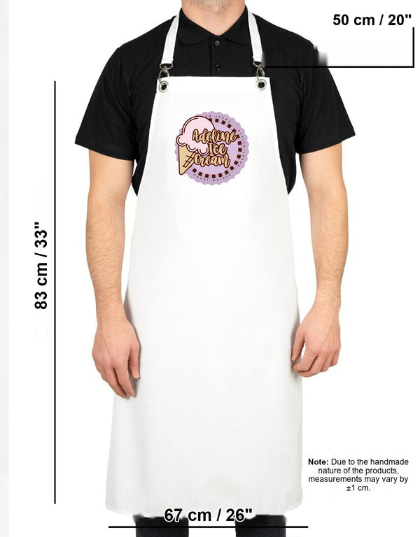 Custom MasterChef Apron with Logo – White Grommet Chef Apron, 175 g/m² Poly-Viscose - Pamusan.com