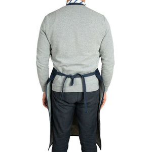 Custom MasterChef Denim Apron with Logo – Navy Blue Chef Apron, 400 g/m² Denim - Pamusan.com