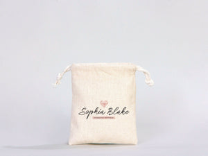 Custom Muslin Bags - 4"W x 5"H (10 x 13 cm) Organic Cotton Favor Bags - Wedding Favor Drawstring Bags - Jewelry - Gift - Produce - Packing Bags - Pamusan.com