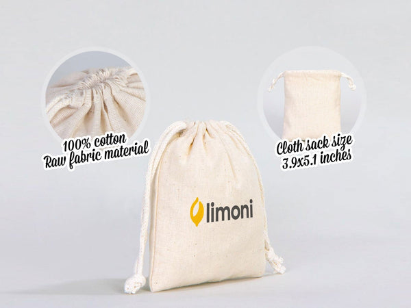 Custom Muslin Bags - 4"W x 5"H (10 x 13 cm) Organic Cotton Favor Bags - Wedding Favor Drawstring Bags - Jewelry - Gift - Produce - Packing Bags - Pamusan.com