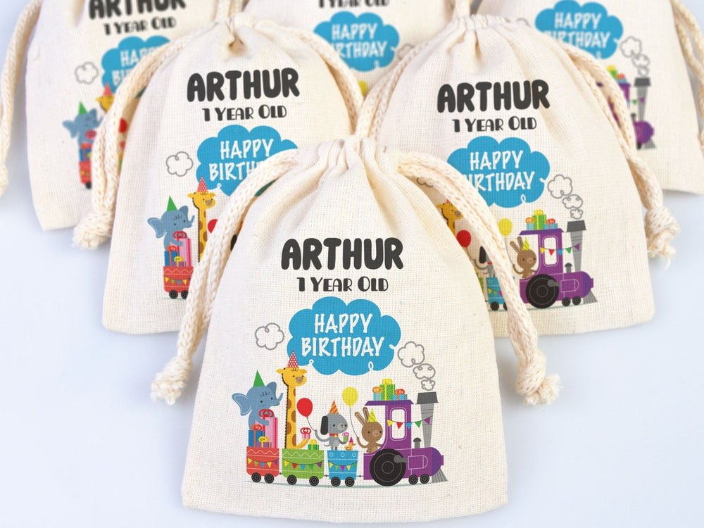 Custom Name, Happy Birthday Gİft Bags, Party Bags for first birthday, Personalized Bags - Custom Goodie Bags - Happy For Kids - Pamusan.com
