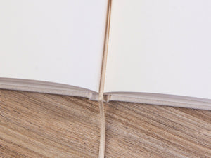 Personalized Canvas Cover 6"x8" Notebook - Text or Logo Print - Pamusan.com