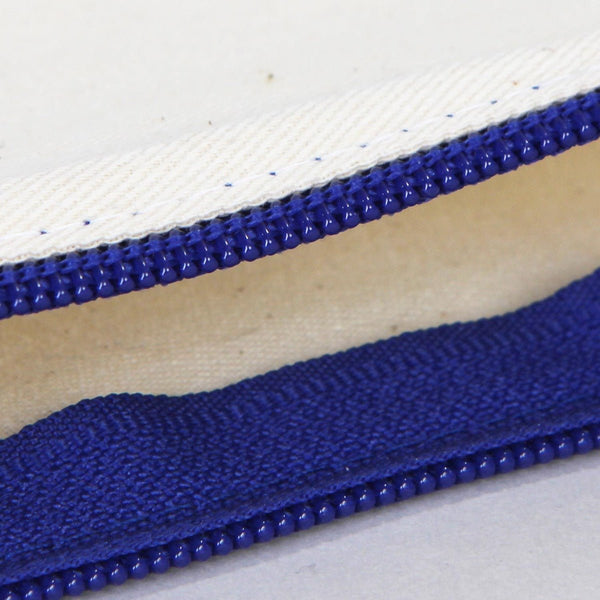 Custom Pencil Case 8" × 4" (21 × 10 cm) 6 oz – Saxe Blue Zipper - Pamusan.com